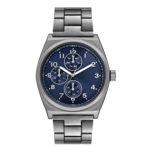 Velmont Watches Men's Alloy Gunmetal 45mm Chronograph-Style Watch