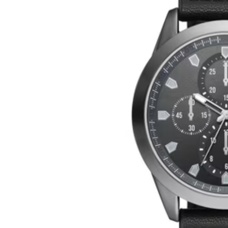 Velmont Watches Men's Gunmetal Case Black Dial Analog Watch