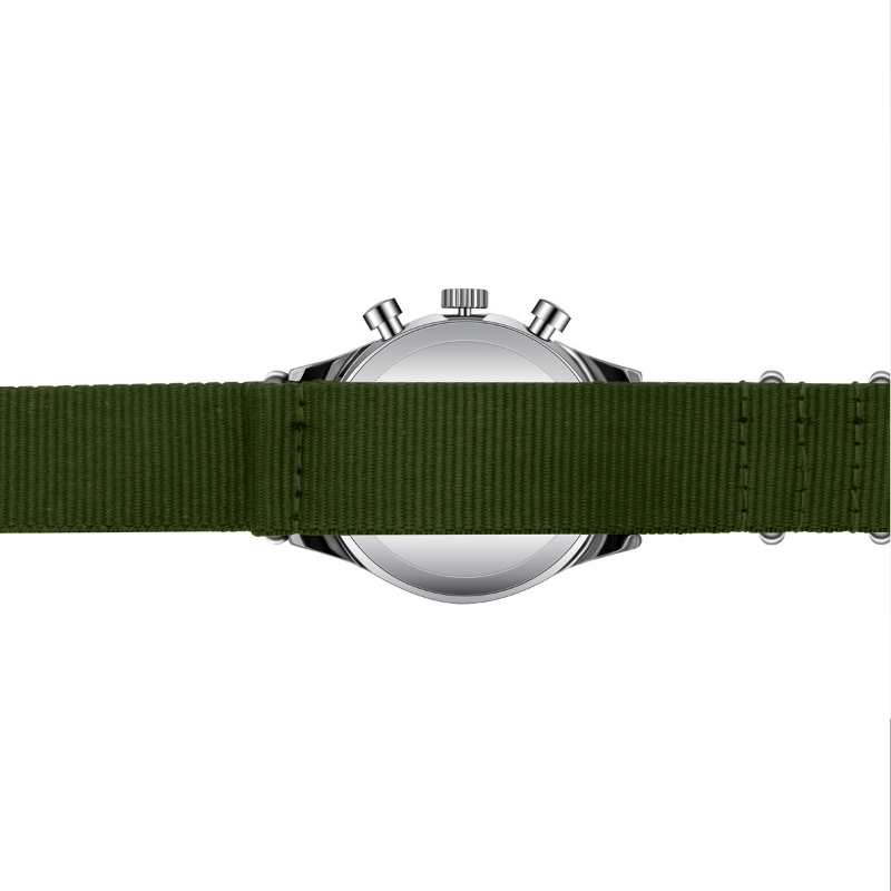 Velmont Watches Men's Vintage Pilot-Style Chronograph Watch