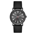 Velmont Watches Men's Gunmetal Easy Read Black Dial Analog Watch