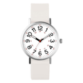 Velmont Watches Military Time White Dial Silicone Watch