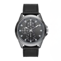 Velmont Watches Men's Gunmetal Case Black Dial Analog Watch