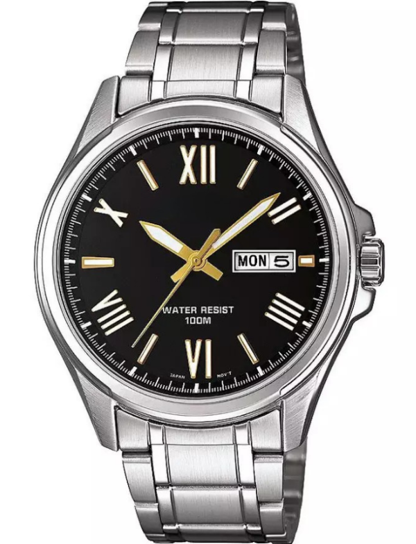 Velmont Watches Silver Stainless Steel Roman Numeral Bracelet Watch