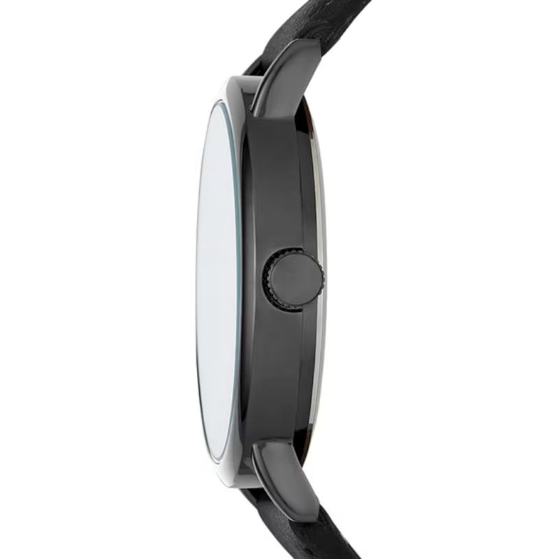Velmont Watches Men's Gunmetal Easy Read Black Dial Analog Watch - Image 3